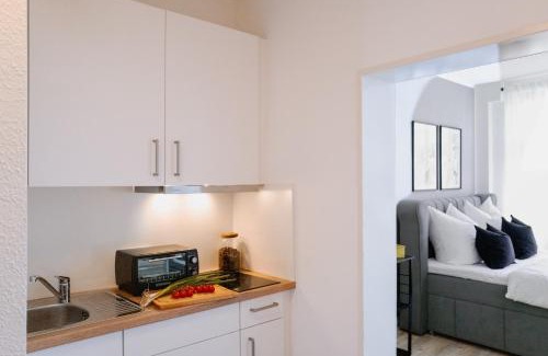Wismar Apartment | Designoase für 3 mit Blick auf den Wismarer Hafen