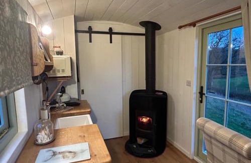 Chittlehampton House | Devon Peaceful shepherds hut with hammock