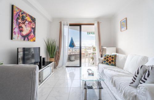 Los Cristianos Apartment | Diamante Azul - Pool & Sea View, Heated Pool