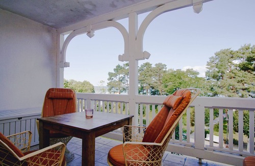 Binz Apartment | Directly on the beach promenade, balcony with sea view - Aparthotel Ostsee FeWo 15