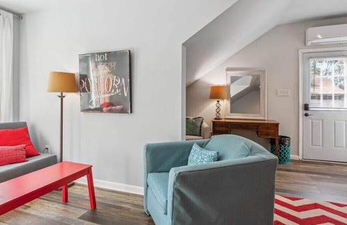 Newport News Apartment | Discover a compact studio with private Chesapeake Bay view, designed for extended stays