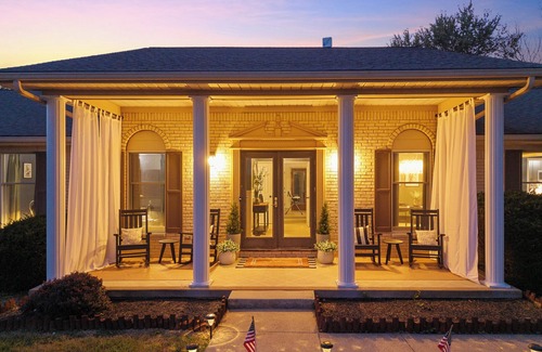 Perry Park House | Dog-Friendly Bourbon Trail Home w/Speakeasy, Pool, Hot Tub, + Game Room