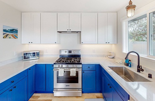 Old Town House | Dog-friendly coastal stay with large balcony, water views, & wood fireplace