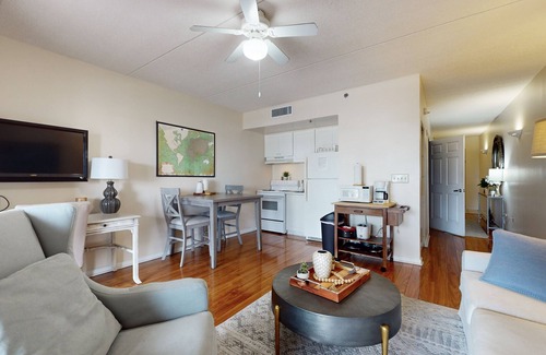 Wilmington Historic District Condo | Dog-friendly downtown condo with riverfront balcony - walk to shops & eateries