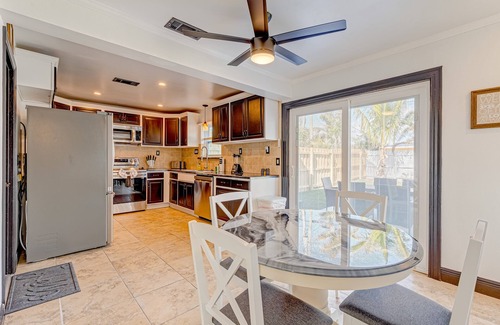 Indialantic House | Dog-friendly duplex with fenced yard, private outdoor living, AC, & washer/dryer