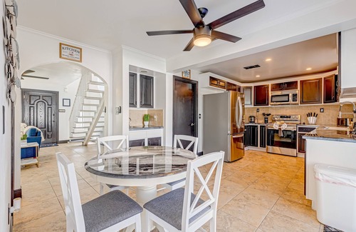 Indialantic House | Dog-friendly duplex with fenced yard, private outdoor living, AC, & washer/dryer