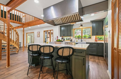 East Stroudsburg House | Dog-friendly home with pools, tennis, game room, pool table, firepit, fireplace
