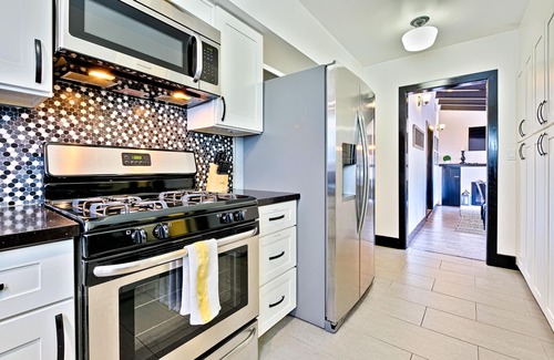 Anaheim Colony Historic District House | Dog-friendly home close to Disneyland with a saltwater pool, hot tub, & firepit