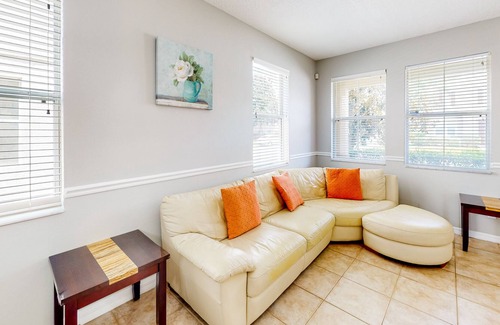 Legacy Park House | Dog-friendly home near Disney with heated pool, game room, pool spa, fast WiFi