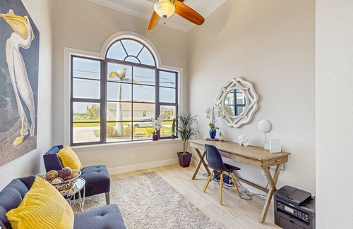 Pelican House | Dog-friendly home on the canal with AC & pool with spa - snowbird-friendly