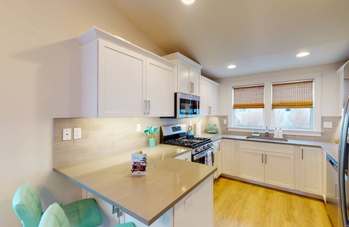 Lincoln City House | Dog-friendly home near the ocean with private patio, fireplace, & central AC