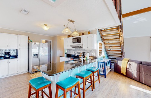 Buxton House | Dog-friendly home with private pool, firepit, fenced yard, covered patio, & deck
