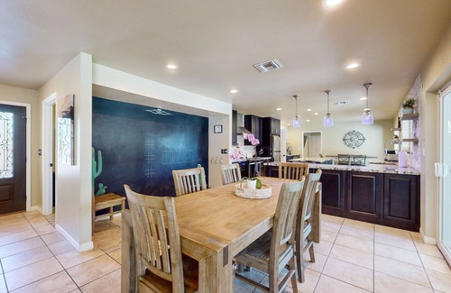 Tempe House | Dog-friendly home with private pool, hot tub, W/D, central AC & enclosed yard