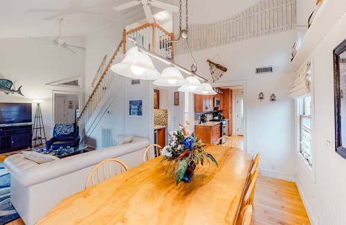Rodanthe House | Dog-friendly house with private pool, W/D, fireplace, central AC & porches