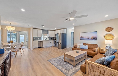 Sarasota Springs House | Dog-friendly pool home near beaches, shops, restaurants.