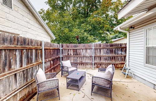 Belton House | Dog-friendly ranch-style home near downtown Belton with patio, W/D, & central AC