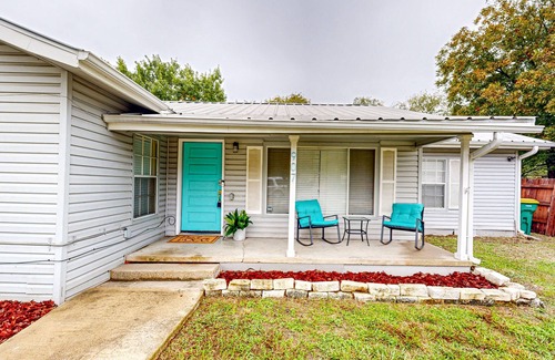 Belton House | Dog-friendly ranch-style home near downtown Belton with patio, W/D, & central AC