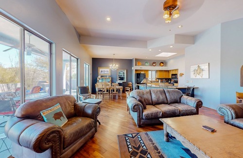 Starr Pass House | Dog-friendly retreat with lovely outdoor living space, central AC, & home office