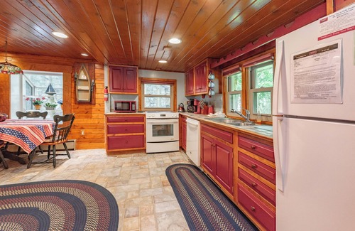 Blakeslee House | Dog Friendly Stone Cottage w/Lake Views & Hot Tub
