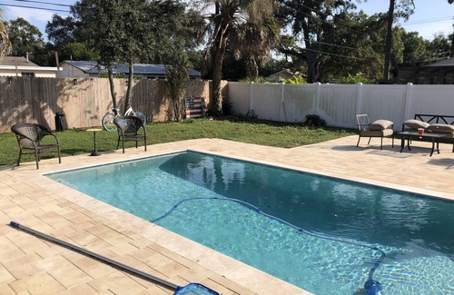 Dunedin Apartment | Dog-Friendly Suite - Private Access, En Suite Bath, On-site Parking, and Pool!