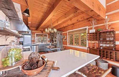 Sapphire Cabin | Dog-friendly, upscale cabin with gourmet kitchen, entertaining deck, & hot tub