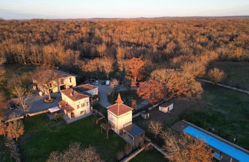 Septfonds House | Domaine de Fangal, Pgeonnier 2p, maison 8p - piscine 25m - gîtes climatisés
