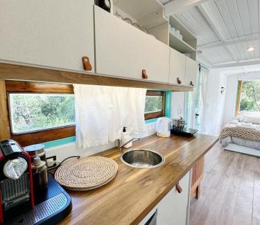 San Martin de los Andes Ski Chalet | Dos Tiny Houses con Vista Espectacular, 2 Baños y Bosque Privado para 2 Parejas