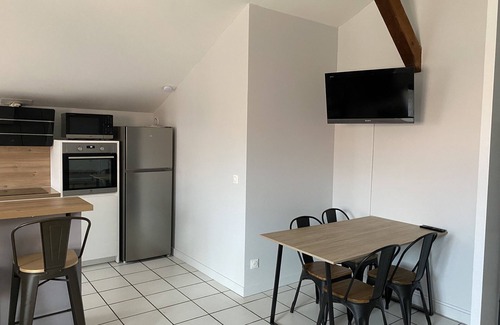 La Cote-Saint-Andre Apartment | Downtown apartment with private parking.