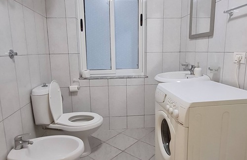 Tirana Apartment | Downtown Boulevard apartment with a cute balcony