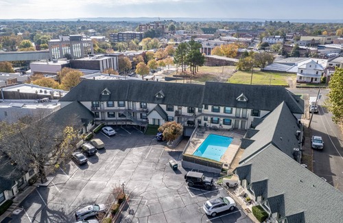 Hot Springs Apartment | Downtown in Historic District, gated community with assigned parking.