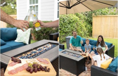 Ocean Springs House | Downtown Os Artistic Stay W Fire Pit, Game Room!