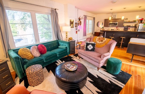 Helena Apartment | Downtown Rhinestone Cowboy Apartment. Creative fusion where LA meets Montana!