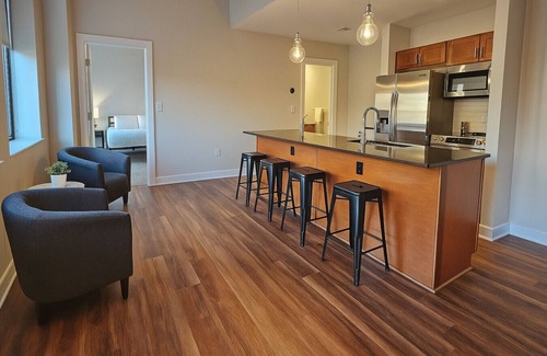 Downtown Cleveland Apartment | Downtown Sq: Stadium, Casino, Rock Hall, Clinic