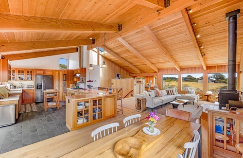 Sea Ranch House | Dreamy coastal home near the bluffs with trails, grill, deck & pool