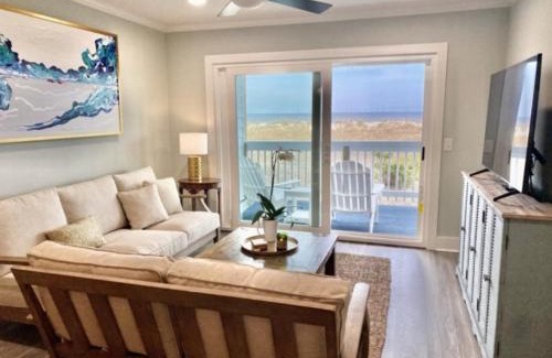 Carolina Beach Apartment | Driftwood Cottage - First floor OCEANFRONT beach retreat! Exceptional views, location and privacy condo