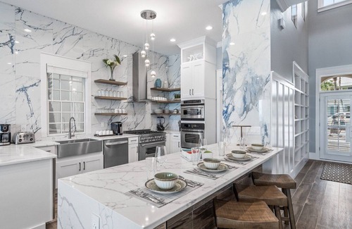 Delos House | DUNE SANDY: NEW, Just Finished! Gulf Front Villa with Private Pool, Sonos, Beach Service, SUP