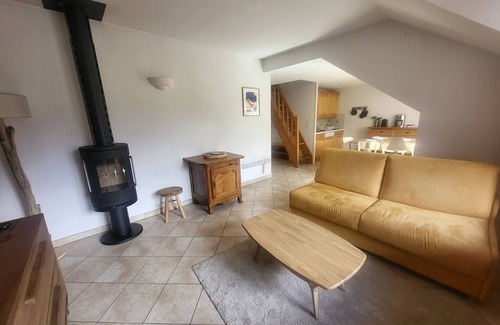 Montgenevre Apartment | Duplex 3 Rooms, 6 Guests, Garage, Near Slopes & Shops, South Balcony
