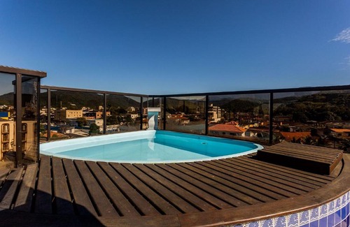 Centro Apartment | Duplex com piscina e área gourmet perto da praia