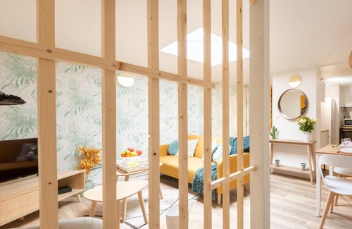 Wazemmes Apartment | Duplex d’exception : Green & Wood proche centre Lille Wifi HD