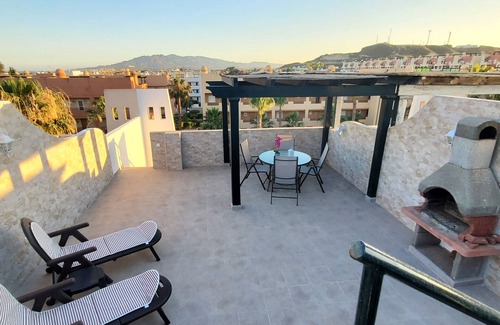Las Herrerias Apartment | Duplex penthouse with private pool and sea views!