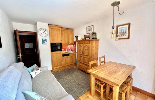 Megeve Apartment | Duplex with bedroom & bathroom in a quiet area close to gondola and city center