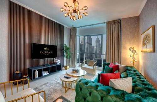 Downtown Dubai Apartment | Durrani Homes - Luxe Living with Burj Khalifa and Fountain View - third room without partition