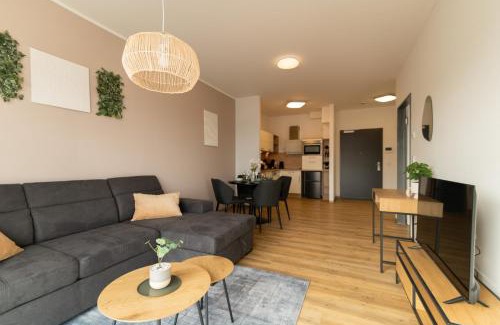 Bad Hersfeld Apartment | DWELLSTAY - Modernes Apartment I 55qm I 2 Zimmer I Küche I Bad I Terrasse I TV I WLAN