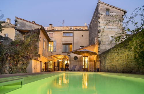 Uzes House | Early 1800's Stone Townhouse In The Historic Village Of Uzes + Pool And Garden