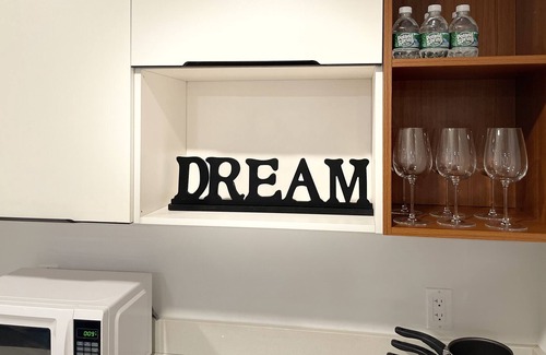 West New Haven Apartment | Earthy stylish rental unit. With a lot of space.
