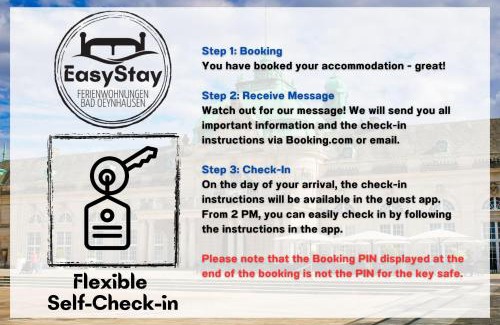 Bad Oeynhausen Apartment | EasyStay#2 Cozy Studio in Kliniknähe, mit Netflix,Küche & Bad