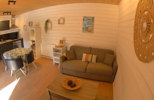 Lacanau Ski Chalet | Eco-lodges Lacanau Moutchic Inn - idéalement situé au lac de Lacanau - 4 pers