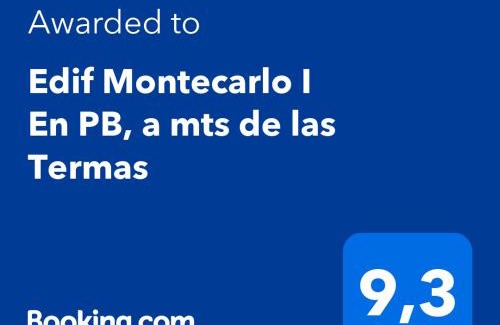 Federacion Apartment | Edif Montecarlo I En PB, a mts de las Termas