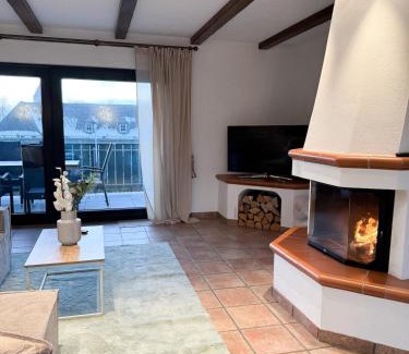 Konzen Apartment | Eifelstube - Cozy 130 qm apartment with big sun terrace