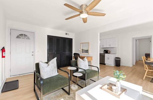 Royal Oak Apartment | Elegant 1BR Upper Suite | Renovated King Bedroom